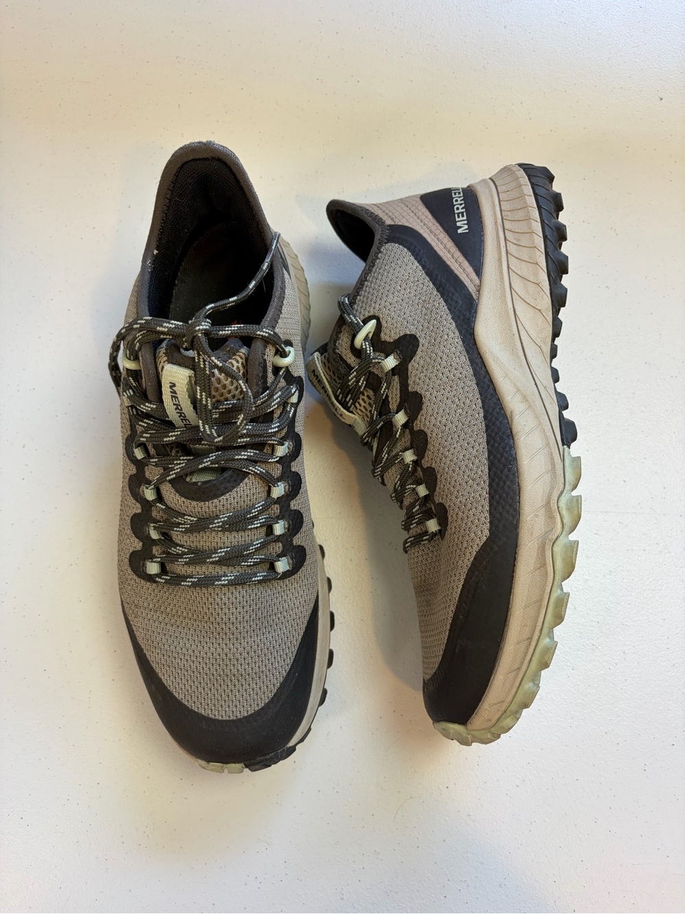 Merrell Womens Bravada Aluminum J033324 Gray Running Shoes Sneakers Size 9 Hike